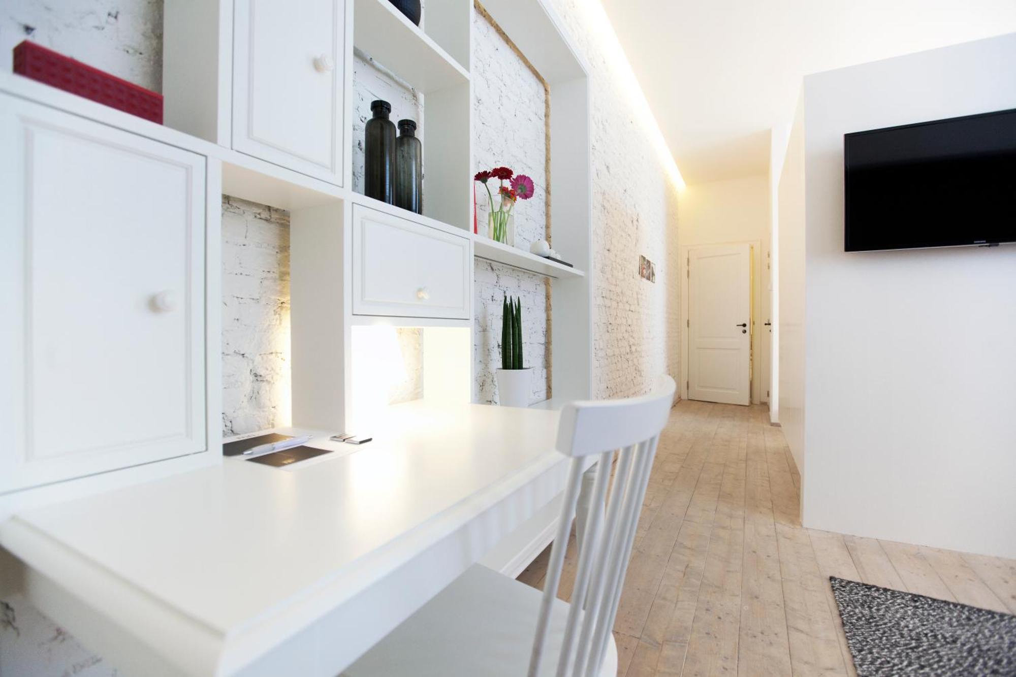 Maison Nationale City Flats & Suites Antwerpen Rom bilde A typical room at the hotel